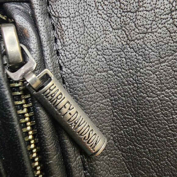 Harley Davidson Leather Jacket Motorcycle Womens Large Potomac 3-In-1 - Picture 8 of 14